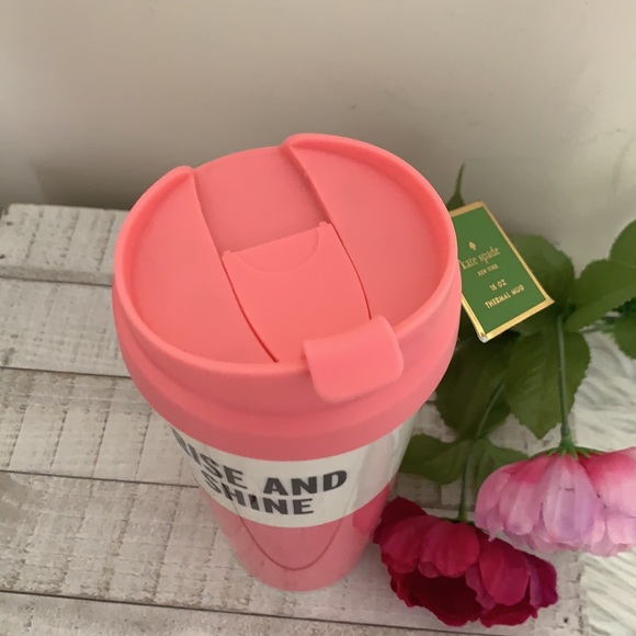 Nwt kate spade rise and shine thermal mug - Picture 3 of 8